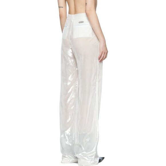 032c The Magic Pants Size 40 L Womens White Trousers $495 - Picture 16 of 16